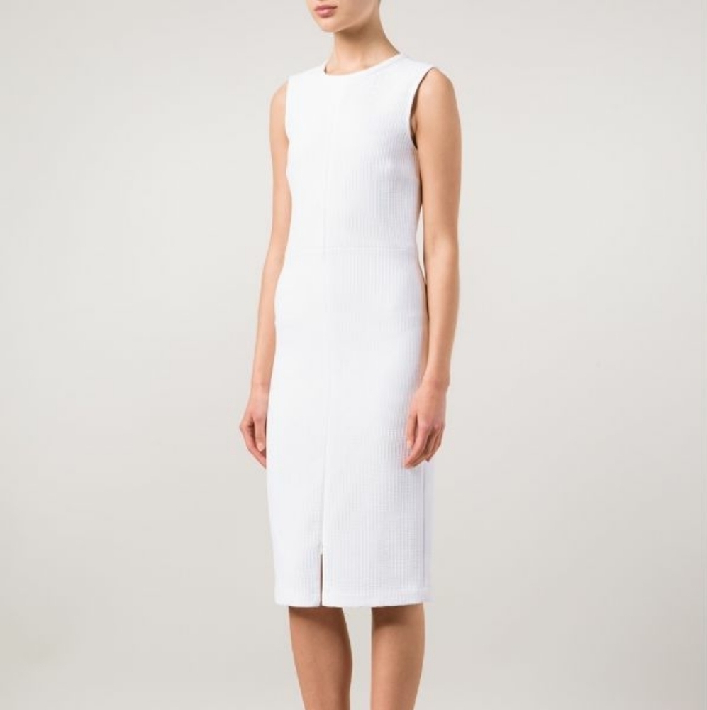Protagonist Dress Slit Shift Pencil Midi‎ Sz 2